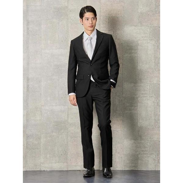 セレモニースーツ セットアップ 2釦フォーマルスーツ クラシコ ブラック メンズ