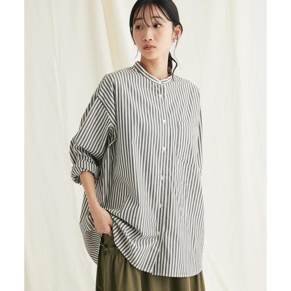 「CRAFT STANDARD BOUTIQUE」 長袖ブラウス L グレー系その他2 レディース