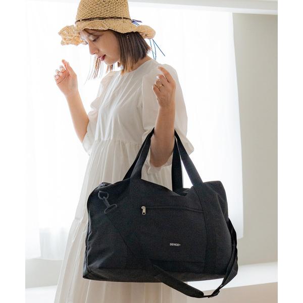 ボストンバッグ 「折りたたんで収納可能」DEVICE＋ デバイスプラス 3way ボストン ショルダ...