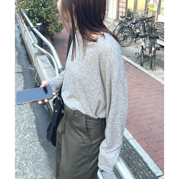 tシャツ 「新色追加」スラブ調シアートップス レディース