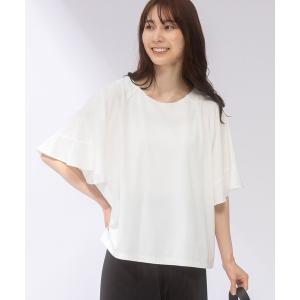 tシャツ Tシャツ レディース フレアスリーブ ベーシック カットソー｜zozo