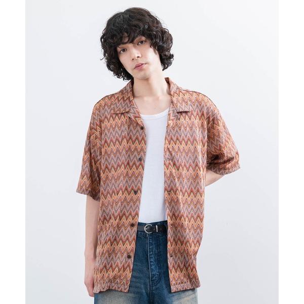 シャツ j.n.r.d/バルファレース柄物シャツ メンズ