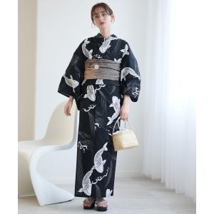 レフレム　総柄浴衣　黒 REFLEM/レフレム』総柄浴衣SET（浴衣）｜REFLEM（レフレム）の