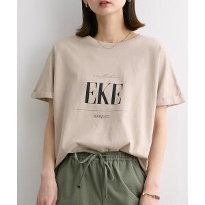 tシャツ Tシャツ レディース クルーネックロゴプリントTシャツ｜zozo