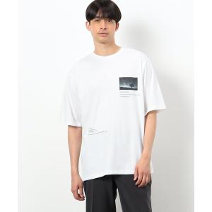 tシャツ Tシャツ メンズ 「接触冷感機能」 Ｆｅｅｌ−Ｃｏｏｌ フォト＆メッセージＴシャツ 「Ｓｔａｒｒｙ ｓｋｙ」｜ZOZOTOWN Yahoo!店