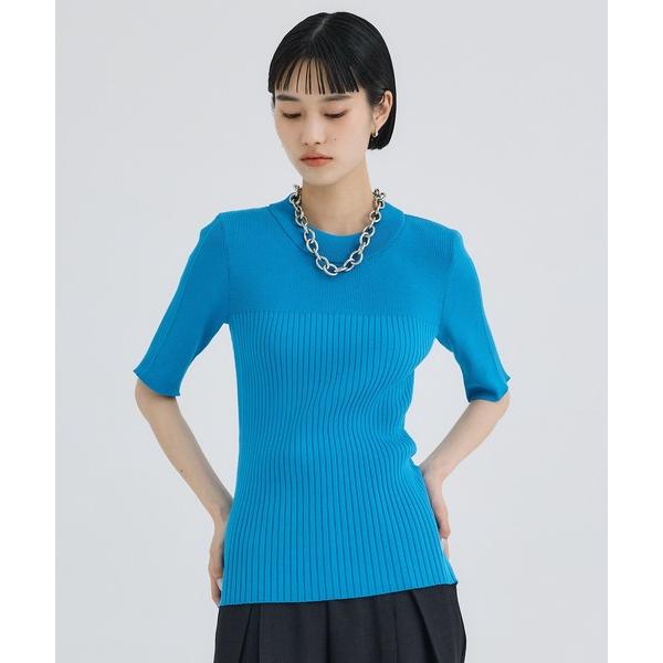 tシャツ 「WRAPINKNOT/ラッピンノット」「STUDIOUS別注」ハーフスリーブリブトップス...