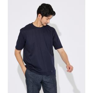 tシャツ Tシャツ メンズ 「コットンシルケット」ポンチ クルーネック Tシャツ