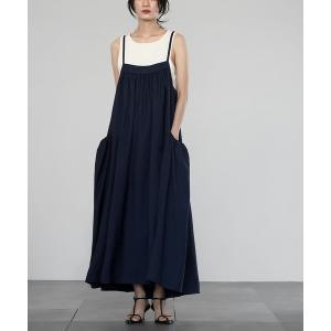unminou ジャガードコクーンワンピース ELFRANK ワンピース ドットジャガードロングコクーンワンピース