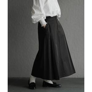 ロング スカート チノフロントタック ロングスカートの商品画像
