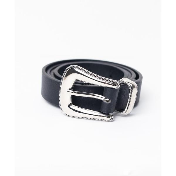 ベルト ウェスタンデザイン ソリッドバックルベルト メンズ レディース