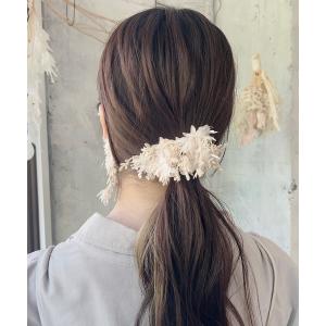 m.soeur（エムスール） ヘアクリップ ミモザの花束バレッタ : ZOZOTOWN