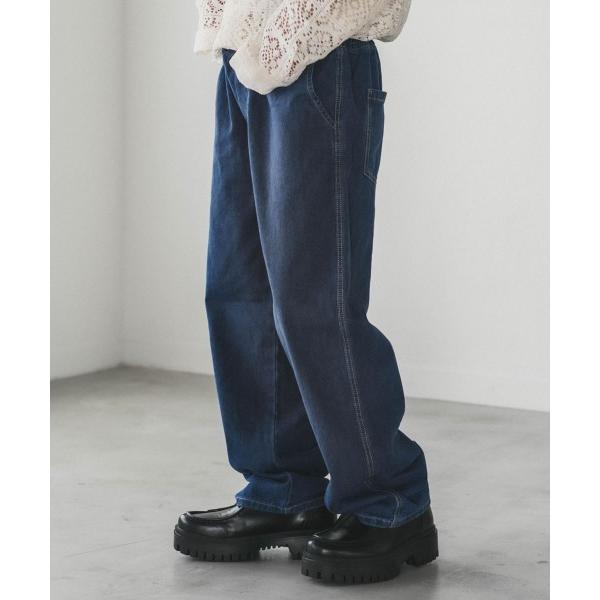 ジーンズ ビンテージメイクストレートプルオンデニムパンツ メンズ レディース
