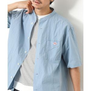 シャツ ブラウス メンズ 「DANTON/ダントン」SCL BAND COLLAR SHIRT S/S 半袖 バンドカラーシャツ｜zozo