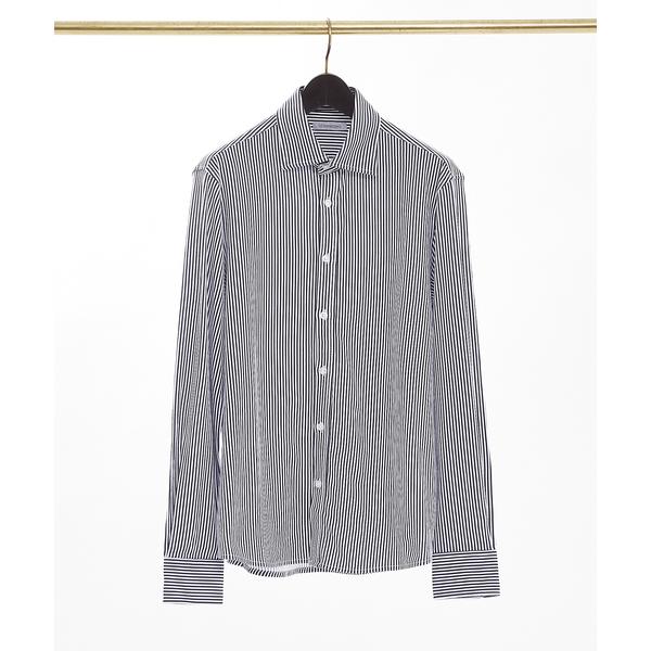 シャツ プリント ジャージー シャツ メンズ