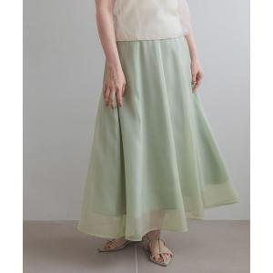 スカート シアーラメフレアスカート レディース