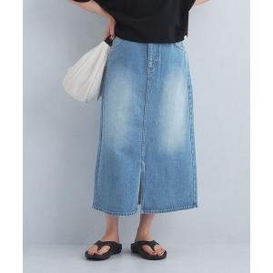 デニムスカート 「Lee」フロントスリット デニム スカート