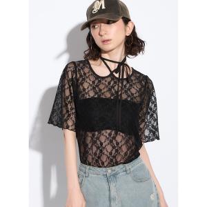 tシャツ Tシャツ レディース レースチョーカートップス｜ZOZOTOWN Yahoo!店