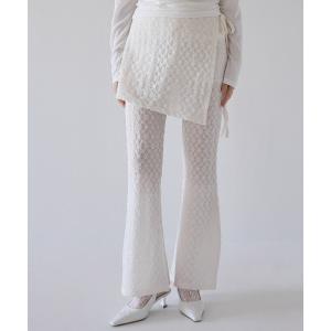 パンツ レディース lace wrap skirt and pants