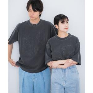 tシャツ Tシャツ メンズ フェードポップアートフラワーTシャツ(5分袖)｜zozo