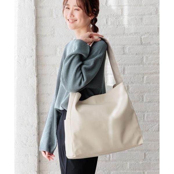 「GLOBAL WORK」 トートバッグ ONE SIZE アイボリー レディース