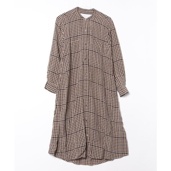 「Demi-Luxe BEAMS」 「TICCA」シャツワンピース ONE SIZE ベージュ レデ...