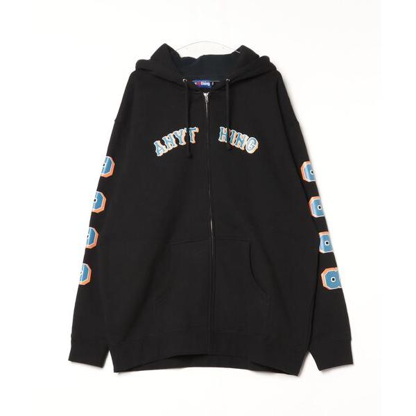 パーカー 「ANYTHING」エニシング  8 IS ENOUGH ZIP UP メンズ レディース
