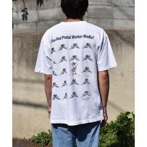 tシャツ Tシャツ メンズ 「ヴィンテージ古着」90's Can You Find Postal Worker Wadlo? 両面プリント グラフィッ｜zozo