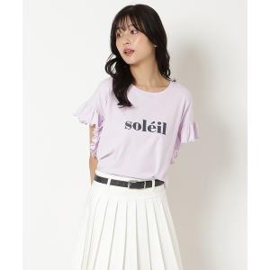 tシャツ Tシャツ レディース フリル袖Ｔシャツ｜zozo