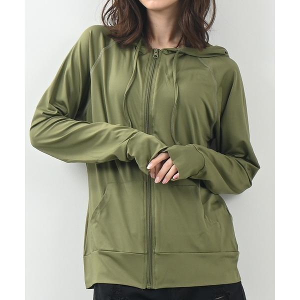 ラッシュガード UPF50+ポケット付きUVカットラフラッシュガード レディース