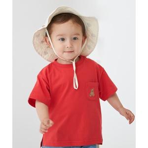 tシャツ 「タフコットン」クマ刺しゅうTシャツ ...の商品画像