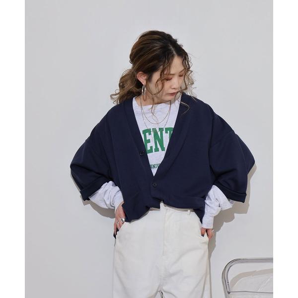 カーディガン WS select 接触冷感クールポンチ 半端袖カーディガン メンズ レディース