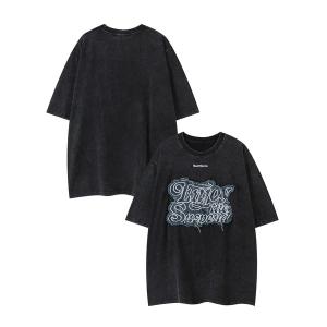 tシャツ Tシャツ メンズ HOOK -select-　デニムパッチワーク刺繍ビッグTEE