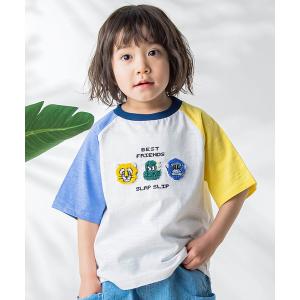 tシャツ Tシャツ キッズ 最強メンバーサガラ刺しゅうラグランスリーブTシャツ(80~120cm)｜zozo