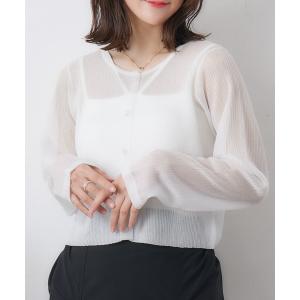 ニット レディース シアーニットカーデ｜ZOZOTOWN Yahoo!店