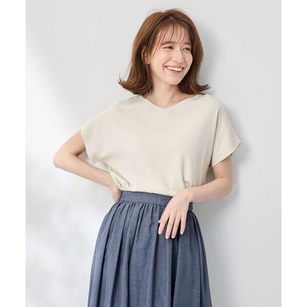 ニット セーター 「洗濯機可/UVカット/アンチピリング」ハーフスリーブニット レディース