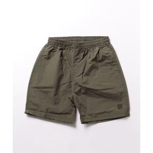 パンツ メンズ SANSKRIT BOX BUGGY SHORTS/スラッシャーワイドシルエットワンポイントブランドロゴナイロンバギーショーツ｜zozo