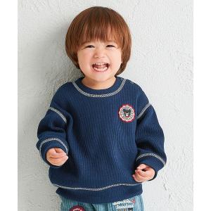 MIKI HOUSE（ミキハウス） トレーナー ミキハウスベア パッチワーク