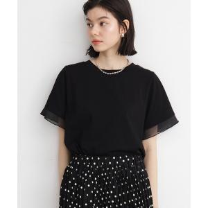 tシャツ Tシャツ レディース 「UV/接触冷感/洗濯OK/毛玉になりにくい」袖シアーTシャツ｜ZOZOTOWN Yahoo!店