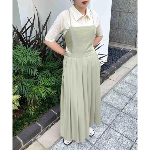 ワンピース プリーツキャミワンピース