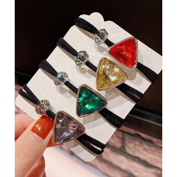 シュシュ ヘアゴム４点セット ポニーフックセット