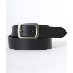 ベルト Lee/リー Leather Narrow Belt/30mm 牛革 ラウンドスクエアバックル レザーベルト/レディース メンズ
