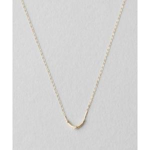 ete ネックレス K10YG レイヤー クレセントムーン レディース
