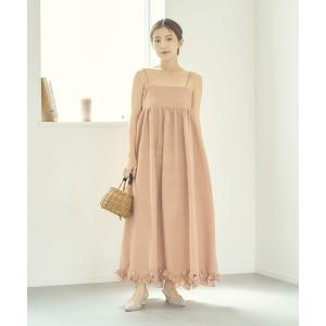 ベルベット ヴィンテージロングワンピース パフスリーブ パフスリーブベロアロングワンピース [E3466] - レディース