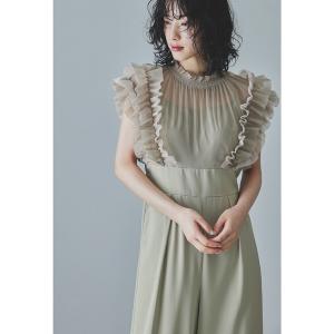 niana（ニアナ） アシンメトリービスチェ&ワイドパンツセットアップ