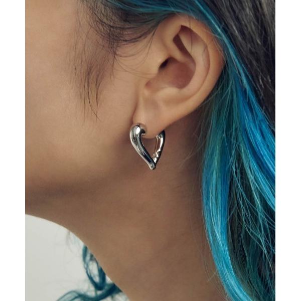 ピアス スピーシーズ オブ ハート フープ ワンタッチ ピアス レディース