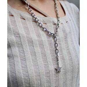 ネックレス レディース 「Sea’ds mara」Twinkling star chain necklace｜zozo