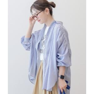 ブラウス シャツ 夏 カルゼギャザーシャツチュニ...の商品画像