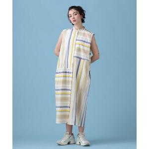 ワンピース レディース 「WEB＆DEPOT限定」MULTI STRIPE ONEPIECE / マルチ ストライプ ワンピース / AVIREX /｜zozo