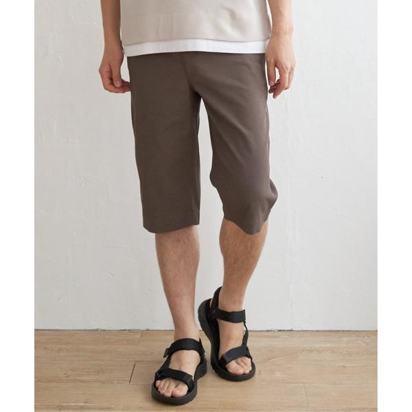 パンツ 6.5分丈ドビーハーフパンツ メンズ
