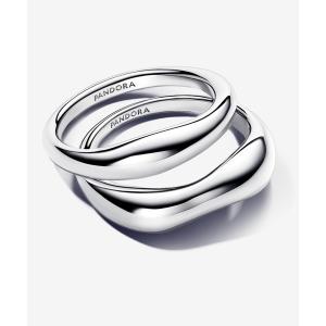PANDORA（パンドラ） 指輪 リング スパークリング リボン ダブルロー